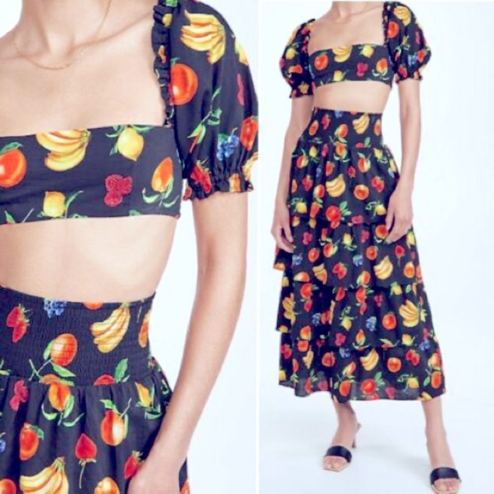 We Wore What Coco Fruit Crop Top